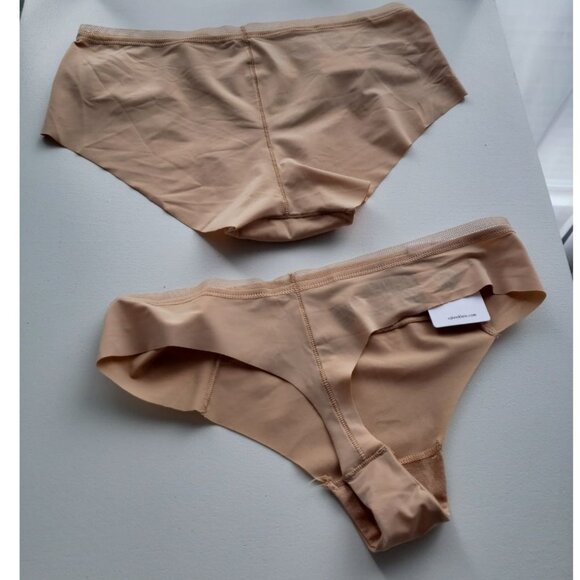 Lot of 2 assorted Calvin Klein BNWT lightweight brief thong underwear SMALL - Picture 2 of 8